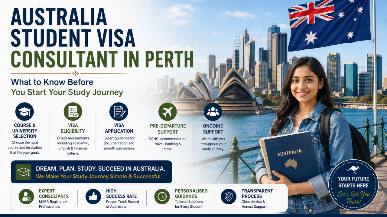 Australia student visa consultant in Perth helping international students plan their study journey